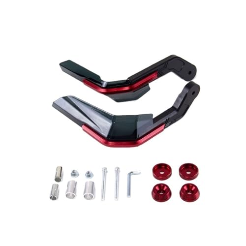 Protège-mains de moto universel noir équipement guidon coupe-vent