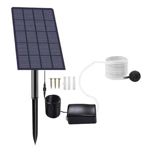 Aérateur solaire bassin à pompe à air 2W silencieuse pour maintenir une eau claire et saine