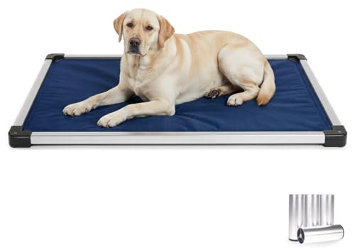 K9 Ballistics Chew-Proof Dog Crate Bed, Large, Blue Quartz