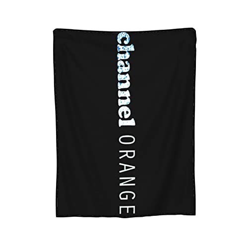 Frank Music Ocean Singer Channel Orange Throw Blanket Soft Cozy Flannel Blankets Decorative Comfortable Lightweight For Travel Sofa Bed Dormitory 40"X30" #TOP1