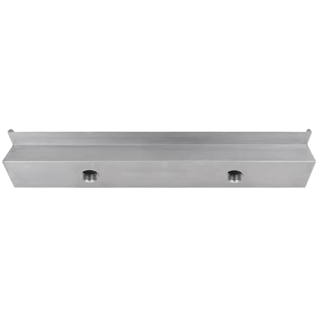 Générique Lame d'eau rectangulaire pour Piscine Acier Inoxydable 90 cm,Maison & Jardin, Décorations, Fontaines & bassins, Fontaines & Cascades, Argent (Poids 3.9KG)