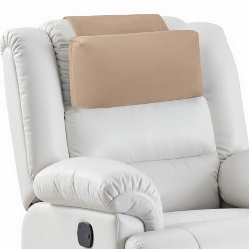 AHUAWA Neck Pillow for Recliner Chair, 14" Adjustable Recliner Pillow for Headrest, Soft Velvet Weighted Back Non-Slip Head Pillow for Recliner, Couch, Chair, Sofa