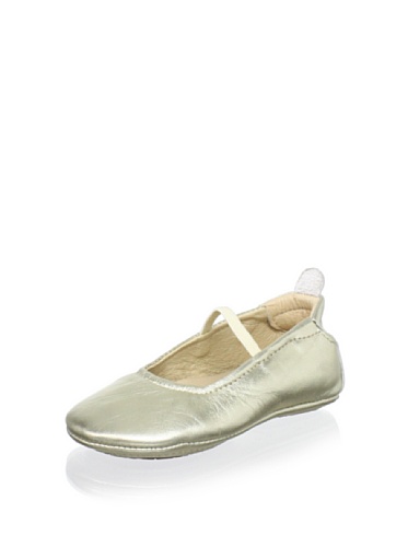 Old Soles Kid's Luxury Ballet Flat, Gold, 20 M EU/9-12 Months