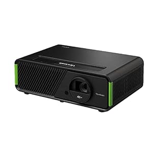 Viewsonic X1-4K LED Gaming Beamer (4K UHD, 2900 Lumen, HDR, 3D Kompatibel, TR1.15-1.5, 1.3X Zoom, 2 x HDMI, USB-C, 1x USB-A Reader, 2X 6 Watt Harman Kardon Lautsprecher, Designed for Xbox) Schwarz