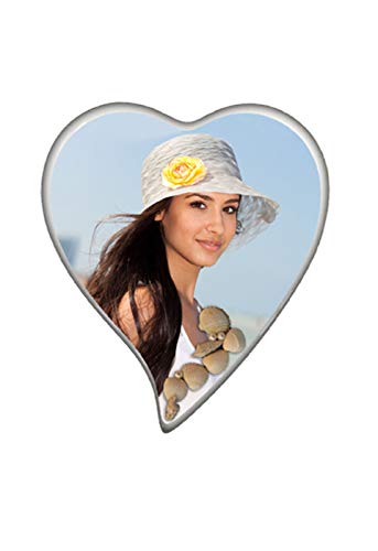 Photo en Porcelaine Coeur Asymetrique 2 : un médaillon d'exception inaltérable