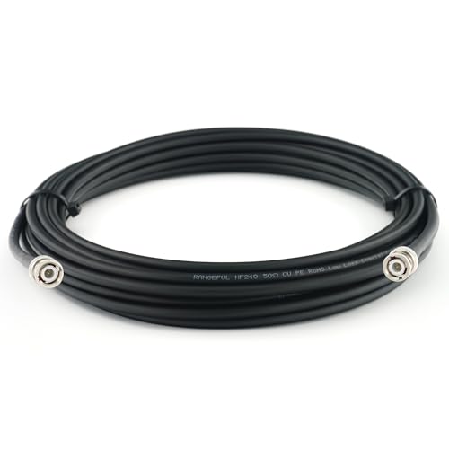 Câble BNC mâle 12m HF240 haute performance blindage étanche