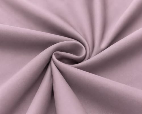 Image of RD TREND Premium Elastic Fitted Solid Bedsheet for Double Bed King Size(78x72x8 Inches) with 2 Pillow Covers Size (18x28 Inches) Color-Mauve Rose