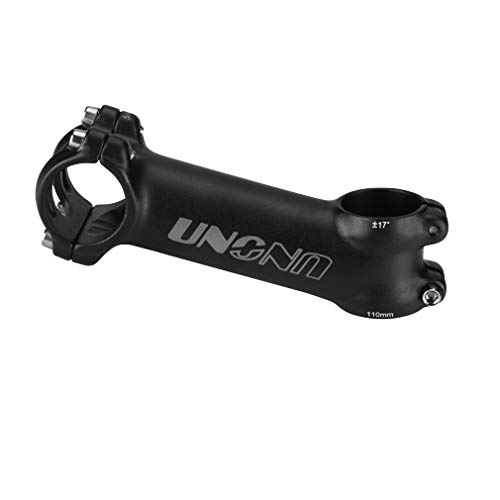 Potence de guidon 31.8mm 110mm inclinaison 17 degres pour VTT et BMX noir