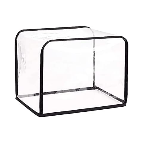 Akkem Transparent Toaster Dust Cover Compatible Toaster Cover Waterproof Kitchen Appliances Cover,Bread Oven Dust With Most 2 Slice Slot Toasters,30x24x24cm Cover
