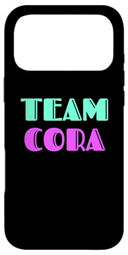 Cheer for Cora Show Support Be On Team Cora 90s Style X}zP[X iPhone 17 Pro Max p