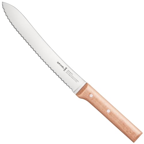 Opinel 1816 Parallele Brotmesser Messer, Holz, Mehrfarbig, One Size