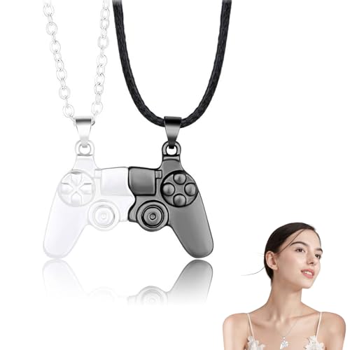 DHWEKU 1 par de collar magnético para parejas, collar con