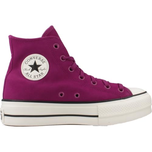 Converse CTAS High Women's Shoes, Quantum Violet/Egret/Black, Size 64