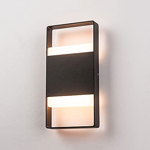Wall lamp applique murale extérieure étanche LED 3000K luminaire noir mat