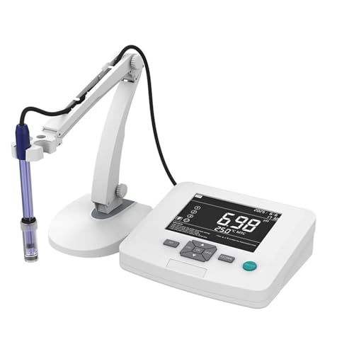 Medidor de pH de alta precisión, probador digital de calidad del agua para pH/ORP/temperatura, calibración automática de 1 a 3 puntos, precisión de pH de 0,01, almacenamiento de 200 conjuntos de datos