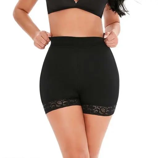 Women Shorts, Black, Mid Rise, Cotton Blend, Above Knee Length, Slim Fit, Stretchable Biker Shorts for Gym, Yoga-picture-41