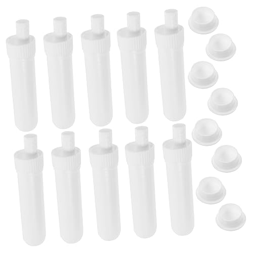 Phantasmia 30個 カラフルなプラスチック製エッセンシャルオイルボトル 空のチューブ ? 香り嗅ぎ スティック 足用軽石 クリッパーガード対応