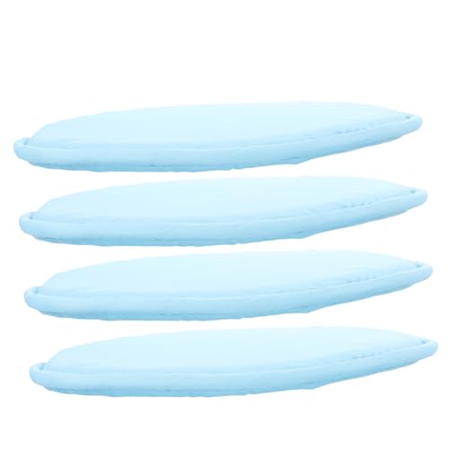 HOUDERCO 4個 屋外用軽量ポータブルチェアクッション キャンプ用ピクニックパッド 座り心地良い丸型クッション ダイニング椅子やスタジアム