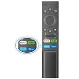 Caractéristiques principales : cette télécommande universelle est livrée avec des boutons de raccourci populaires dédiés. vous permettant d'accéder rapidement à vos services de streaming préférés. Il offre une performance stable avec une plus grande distance de transmission. Remarque : (pas de voix)