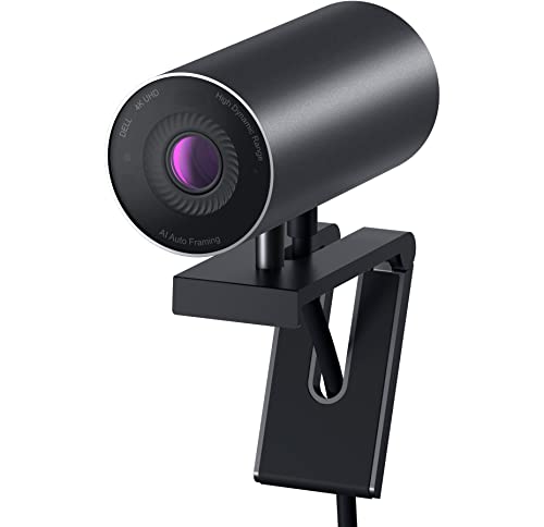 Dell Webcam UltraSharp WB7022, Webcam 4K UHD avec Capteur Sony STARVIS