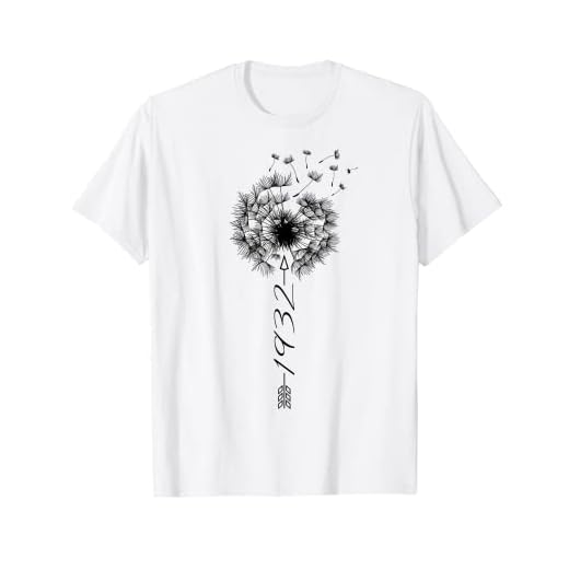 Solo cumpleaños 1932 Regalo de diente flower león Dandelion Camiseta