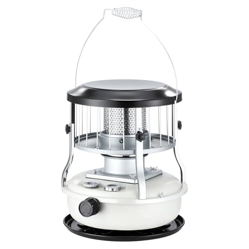 AUSWAY Portable Kerosene Heater Stove Cooker Non Electric Space Camp Heating Adjustable Indoor Outdoor Garage Patio Winter Hunting Emergency Preparedness