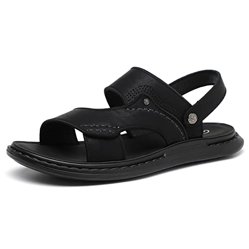 Chaussures de plage en cuir pour hommes pour les vacances au soleil