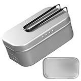 Gettimore Druckentlastung Aluminium Dinner Box Camping Messdose Camping Schalen Kochtopf