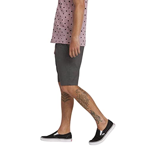 Volcom Mens Frickin Modern Stretch Chino Short , Charcoal Heather , 34 #TOP1