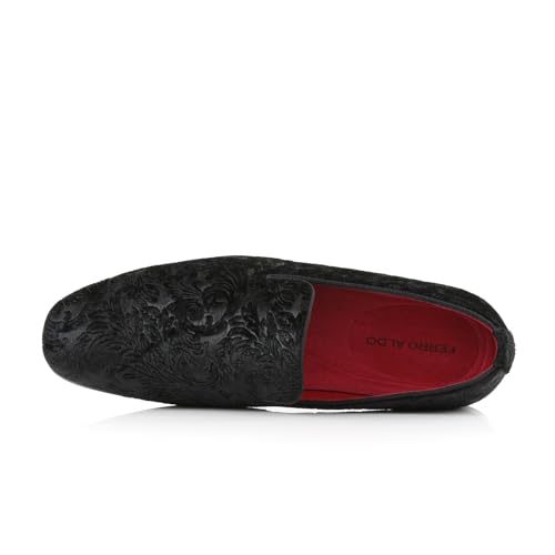 Image of Ferro Aldo Men's Dress Loafer Collection | Modern & Classic Slip-On Styles | Available in Suede, Woven, and Wholecut