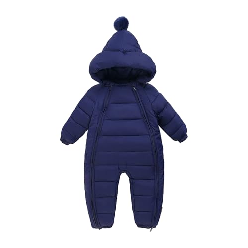 Combinaison d'hiver pour bébé contre le froid avec capuche manches longues