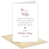 Hippeny To My Wife Mother's Day Gift, Mother's Day Card From Husband, Heartfelt Mothers Day Card From Dad