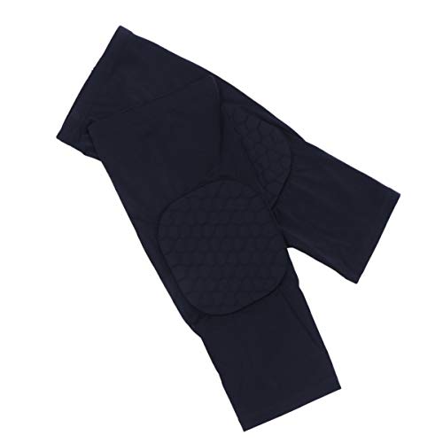 Lioobo 2 peças de joelheira esportiva anticolisão de colisão curta com proteção para equipamentos, p