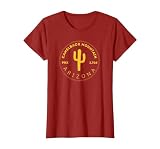Camelback Mountain AZ - Phoenix Arizona Spirit Cactus T-Shirt, Women, Cranberry Red, XX-Large