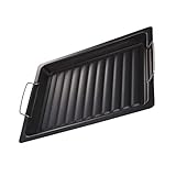 PLAQUE DE CUISSON EN ACIER INOXYDABLE : la conception multifonctionnelle et pratique le rend plus facile et pratique pour grillades en plein air.