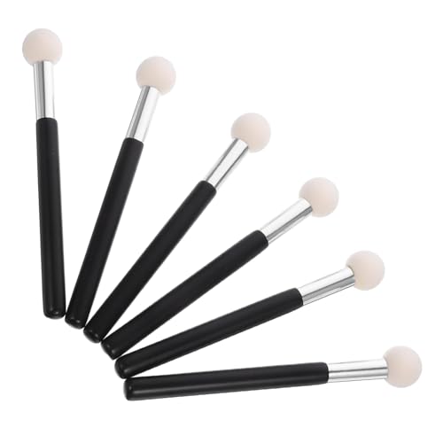 Didiseaon Mushroom Head Concealer Brush 6pcs Set under Eye Makeup Tool Blending Brush for Powder and Liquid Products
