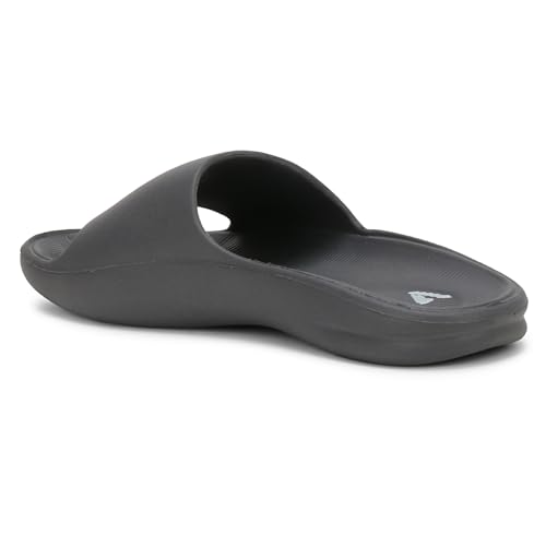 Image of Aqualite NEO-1257 Men Slides slipper with Slip-on wear, Comfort and Flat Base flipflop for dailywear uses