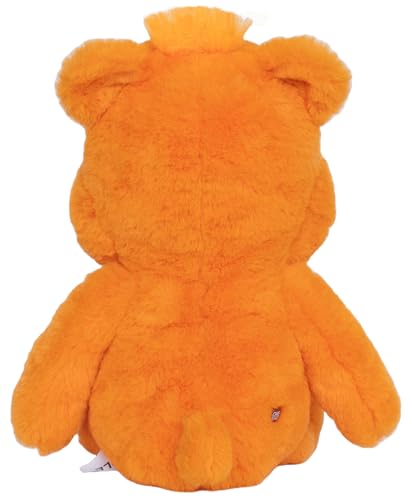 Image of Mirada Care Bears Tenderheart Bear - Orange Plushie Perfect Stuffed Animal, Birthday Gift, Super Soft and Cuddly - Good for Girls and Boys, Collectors - 35cm