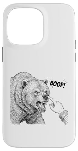 Boop the Angry Bear �f�U�C�� �������D�Ƃ�y���݂̂��߂� �X�}�z�P�[�X iPhone 14 Pro Max �p