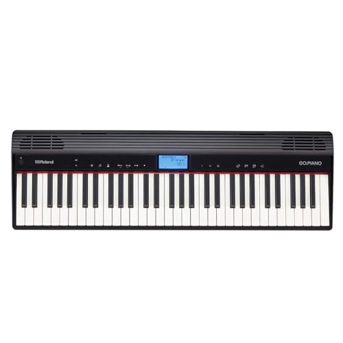 Roland GO:PIANO 61-Key Portable Digital Piano Keyboard with Onboard Bluetooth Speakers and Electronic Teaching (GO-61P)