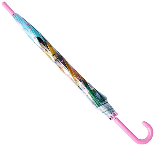 Sombrinha Transparente Masha e Urso Mimo Style Verde/Vermelho/Transparente