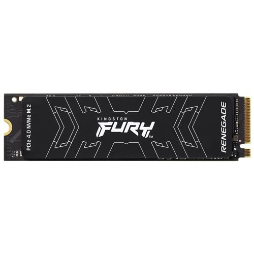 Kingston Fury Renegade 1 TB PCIe Gen 4.0 NVMe M.2 Internal Gaming SSD | Up to 7300 MB/s | Graphene Heat Spreader | 3D TLC NAND | Works with PS5 | SFYRS/1000G - Paquete de 2