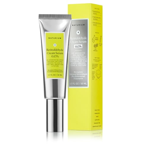 Image of Naturium Retinaldehyde Cream Serum 0.15%, Advanced Anti-Aging & Smoothing Potent Face & Skin Care, 1.7 oz