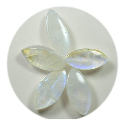 Pierre de lune naturelle véritable marquise sans défaut cabochon