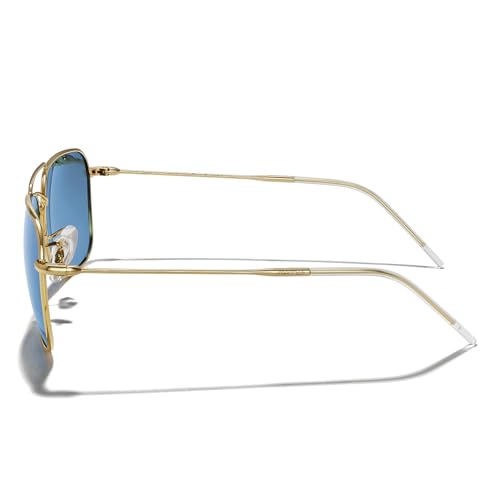 MERRY'S Retro Metal Square Aviator Polarized Sunglasses for Men Women S60283