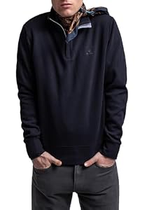 GANT Men's D1. Sacker Rib Half Zip Sweatshirt,