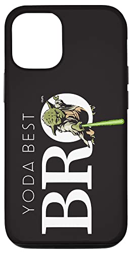 Coque iPhone 12 Star Wars Yoda Best Bro Sabre laser Brother