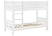 Produktbild Erst-Holz Etagenbett für Erwachsene 80x200 weiß, Nische 80 cm teilbar, mit 2 Rollroste 60.16-08 W T80