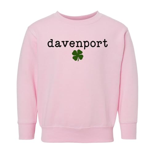 Davenport Shamrock Kids Sweatshirt Toddler 5T Pink