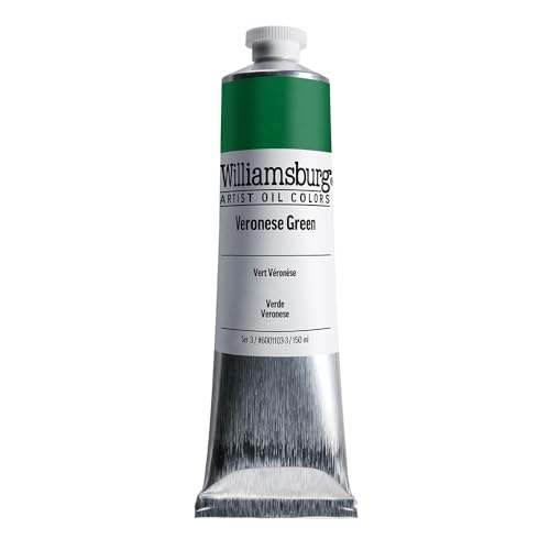 Peinture à l'huile Williamsburg tube de 150 ml Veronese vert véritable